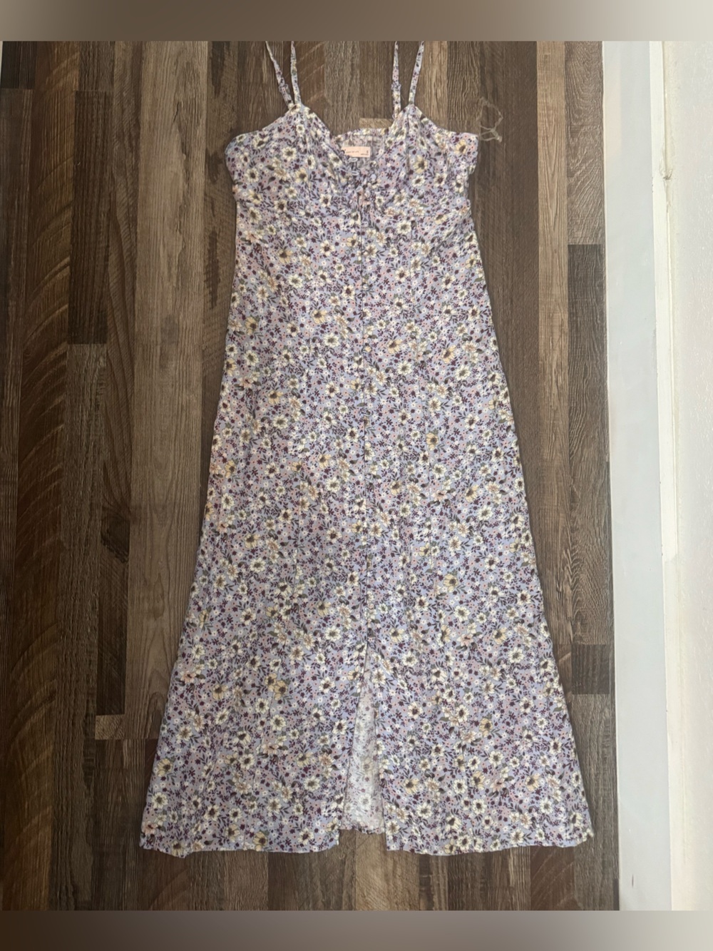Women’s floral button up dress